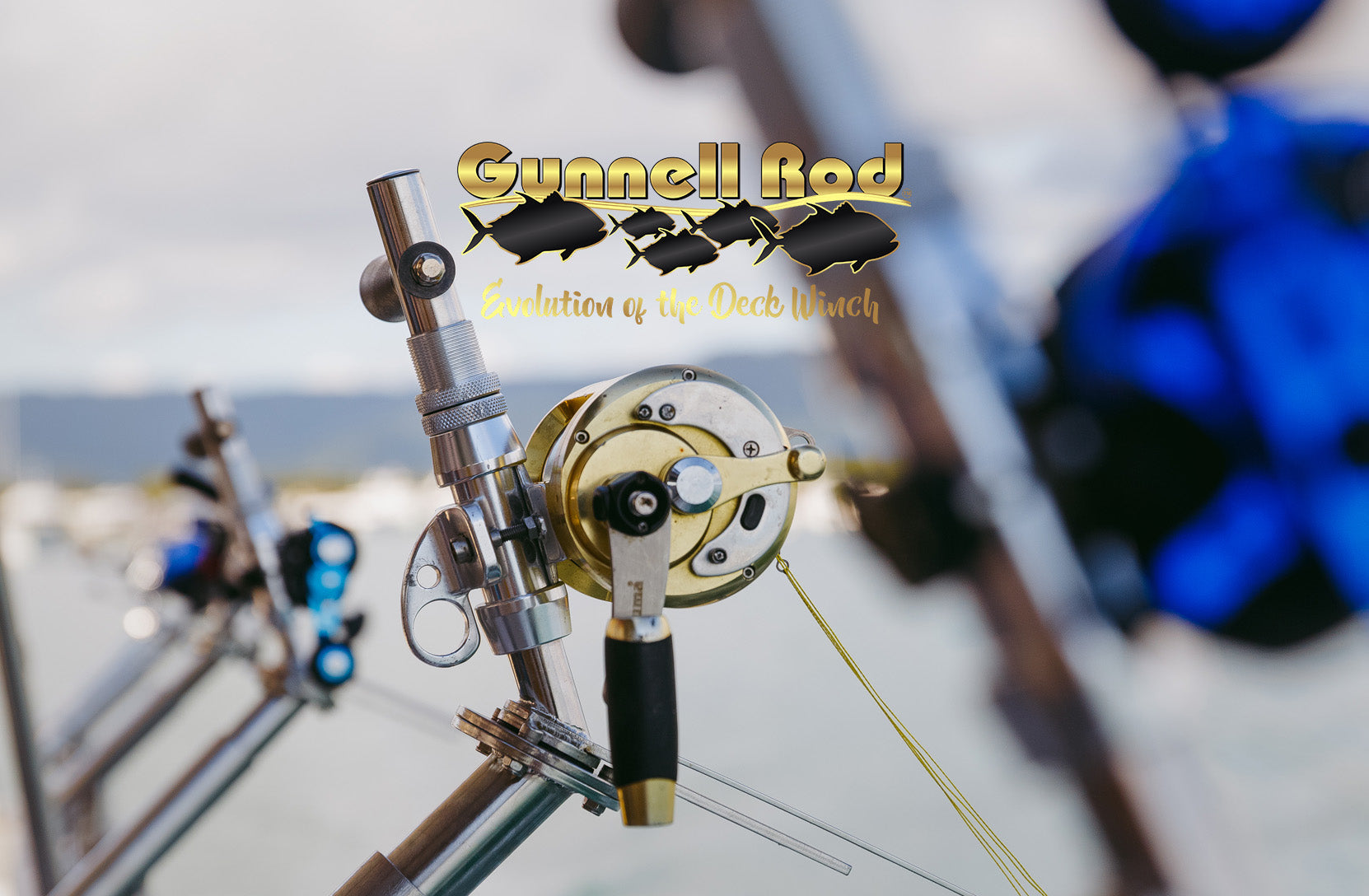 Gunnel Fishing Rod Holder - Triple 40mm Dia. - The Australian Made